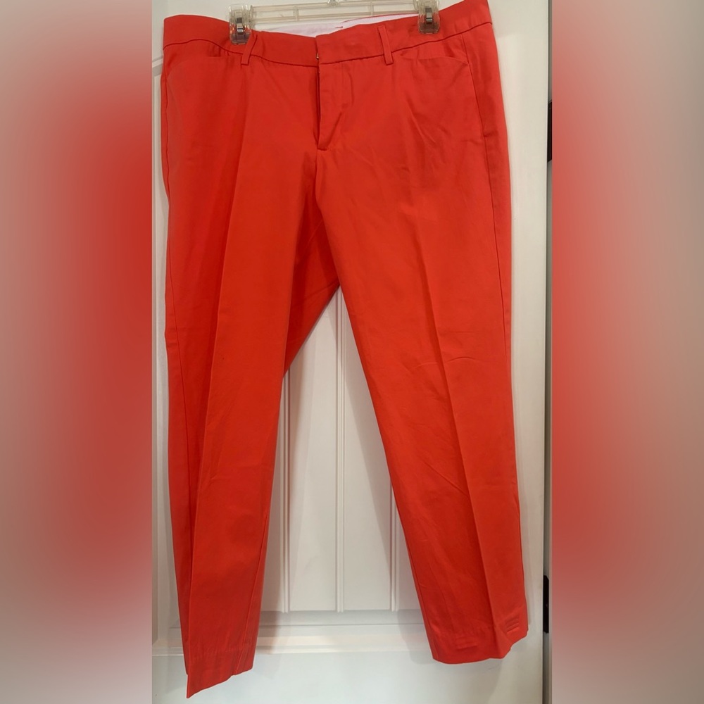 a.n.a Women's Bright Red Straight Leg Pants